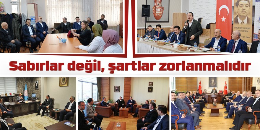 Ali Yalçın: Millî Eğitim Bakanlığı şartları zorlamalı, sabırları değil