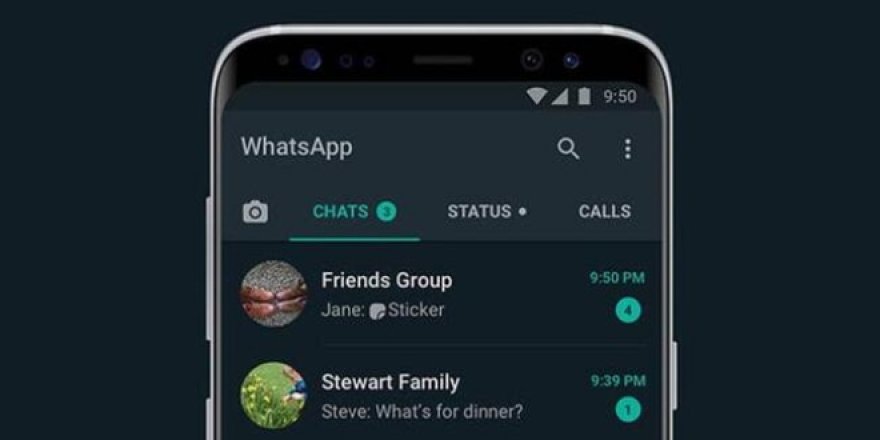 WhatsApp karanlık temasına kavuştu