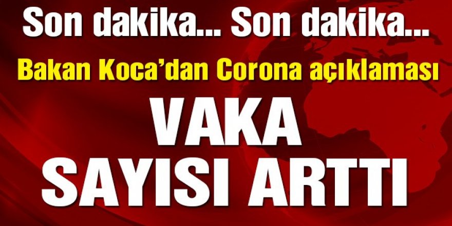 Sağlık Bakanı Koca'dan Yeni Açıklama: Avrupa'dan 7, ABD'den 3