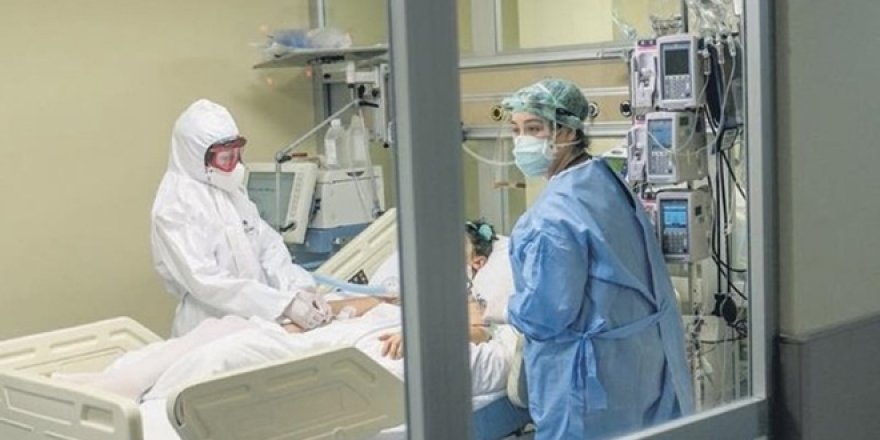 Virüsle mücadele eden sağlık çalışanlarının bir günü