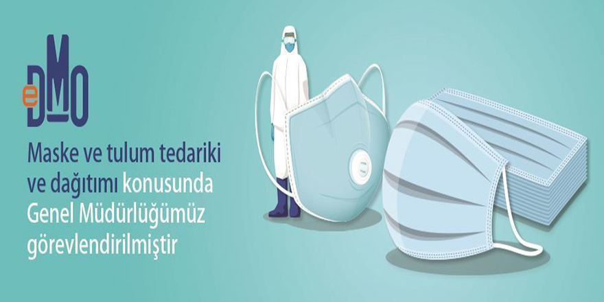 Kamu kurumlarının maske talebini DMO karşılayacak