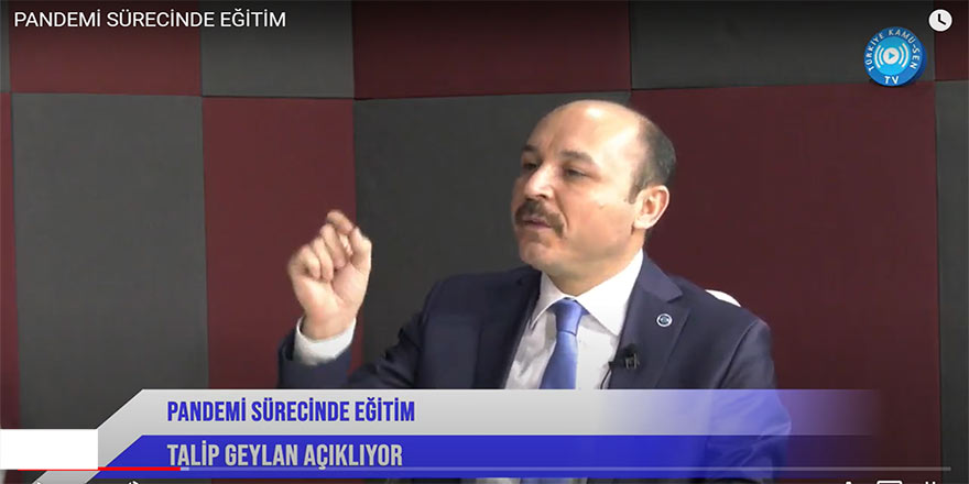 Talip Geylan, Pandemi Sürecinde Eğitimi Değerlendirdi - Video haber