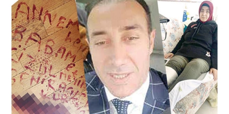 Katilin adını kanıyla yazdı