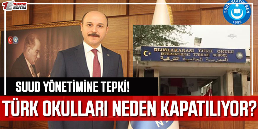 Türk Okullarını Kapatan Suud Yönetimine Tepki!