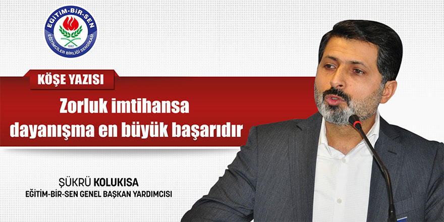 Şükrü Kolukısa: Bu büyük dayanışma 28 yıldır her eşiği aşmıştır!