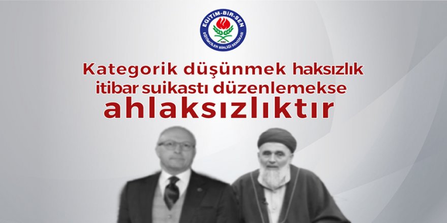 Eğitim-Bir-Sen'den Erol Mütercimler hakkında suç duyurusu