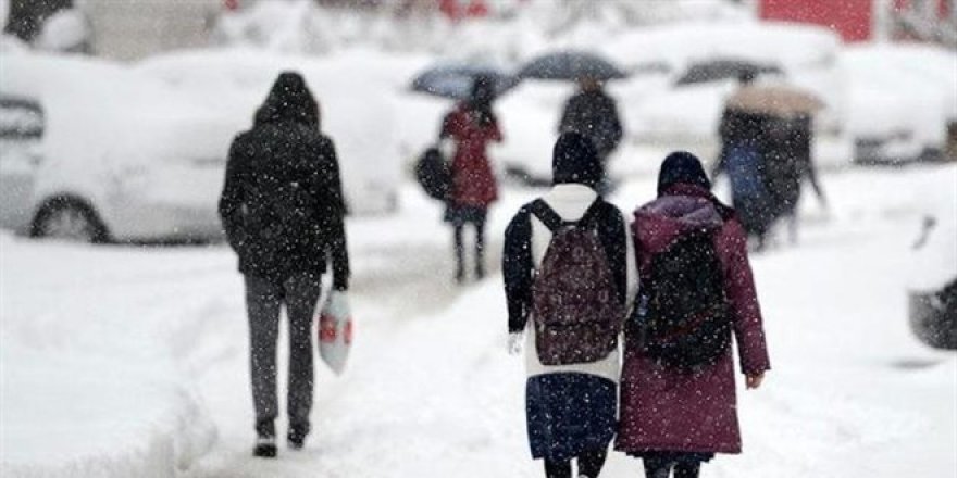 İstanbul ve 11 ilde yüz yüze eğitime kar engeli