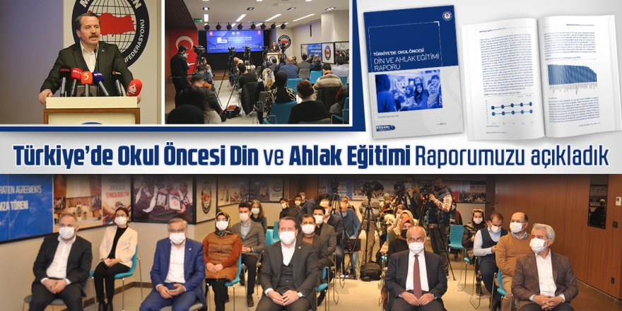 Eğitim-Bir-Sen: ‘Türkiye’de Okul Öncesi Din ve Ahlak Eğitimi’ Raporumuzu açıkladık