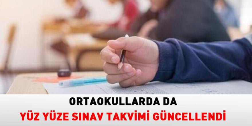 MEB Ortaokulların Sınavlarını da Erteledi - İşte Resmi Yazı