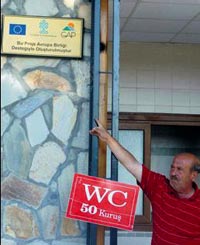 AB fonuyla çok yönlü tuvalet