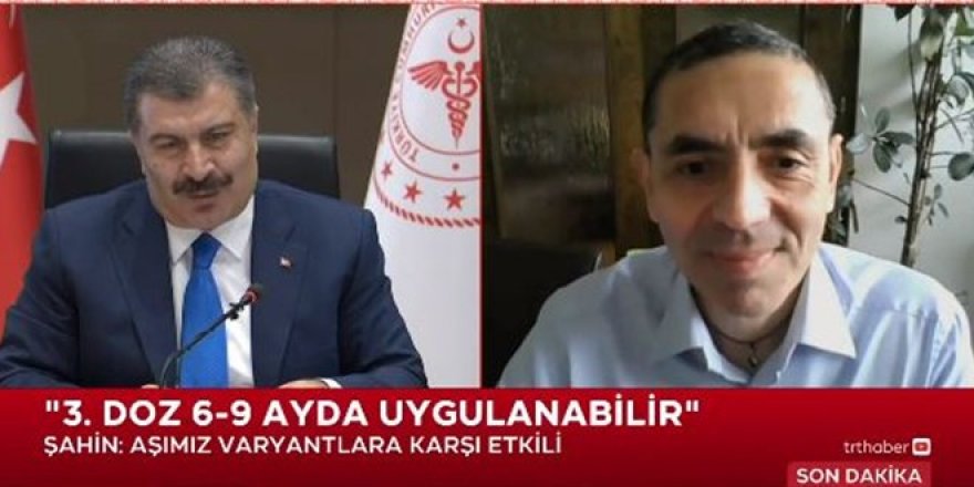Uğur Şahin: Üç ayda 120 milyon doz aşıyı tamamlamak istiyoruz