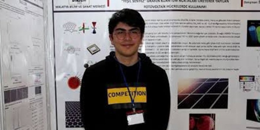 Lise öğrencisi ABD'deki bilim ve mühendislik yarışmasında birinci oldu