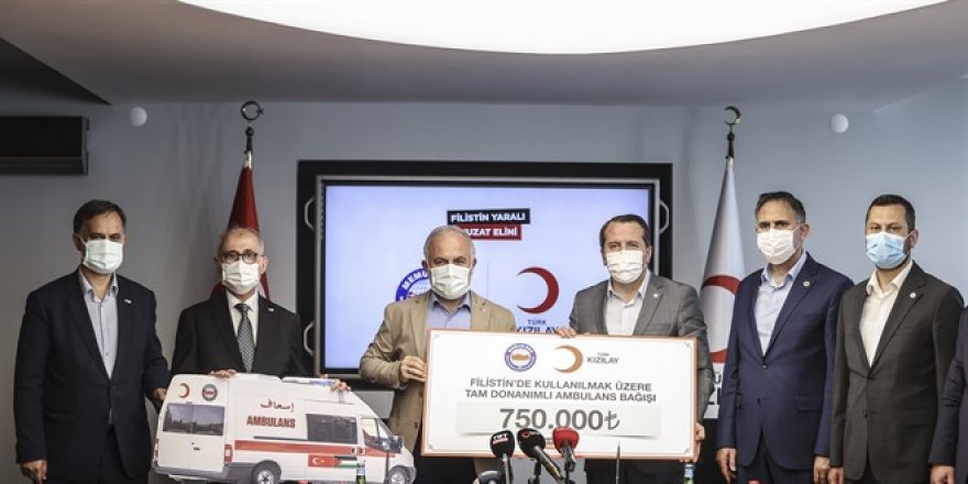 Memur-Sen'den Filistin'e tam teşekküllü ambulans!