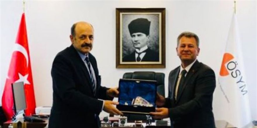 YÖK Başkanı Saraç'tan ÖSYM Başkanı Aygün'e veda ziyareti