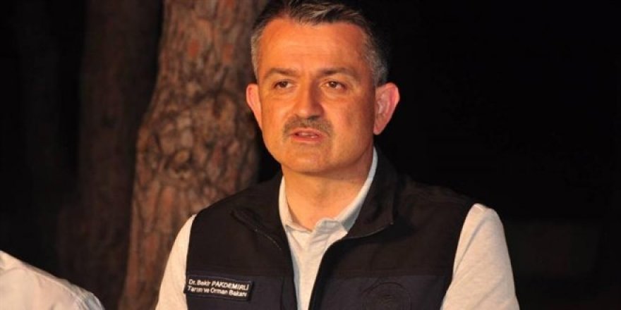 Bakan Pakdemirli: 112 yangından 107'sini kontrol altına aldık
