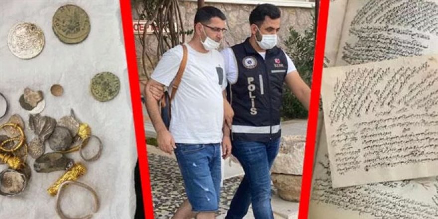 Tarihimizi çalanlar gözaltına alındı, çete lideri öğretmen çıktı