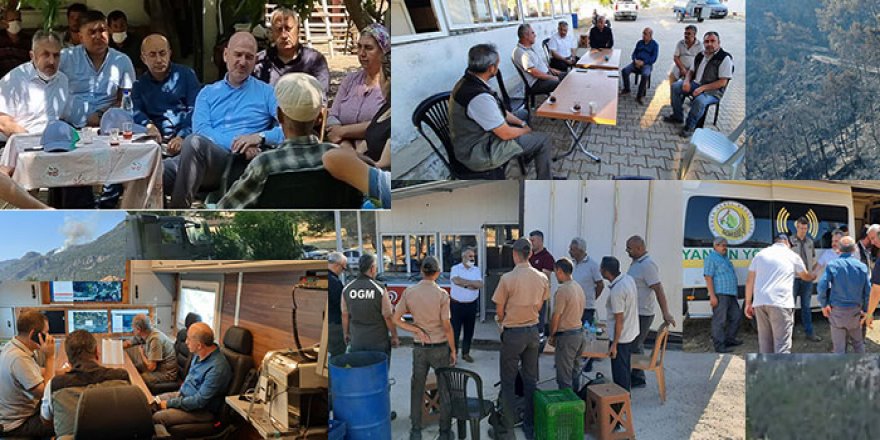 Türkiye Kamu-Sen heyeti Yangın Afet Bölgelerinde...