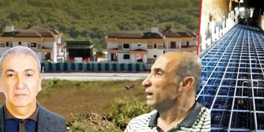 Üniversite diye kaçak villa inşa etmişler! Kaçak tünel de bulundu