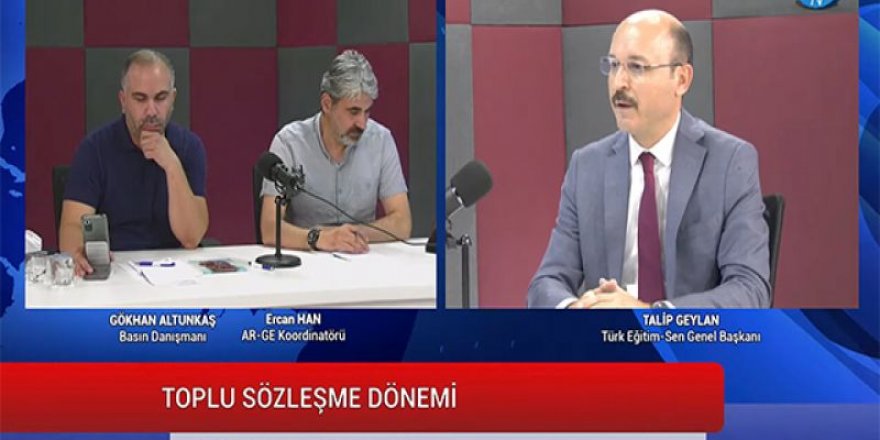 Talip Geylan'dan Memur-Sen'e Gönderme: Keşke diğer sendika da kırmızıçizgilerinden taviz vermeseydi!