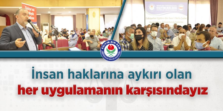 Muammer Karaman: İnsan haklarına aykırı olan her uygulamanın karşısındayız