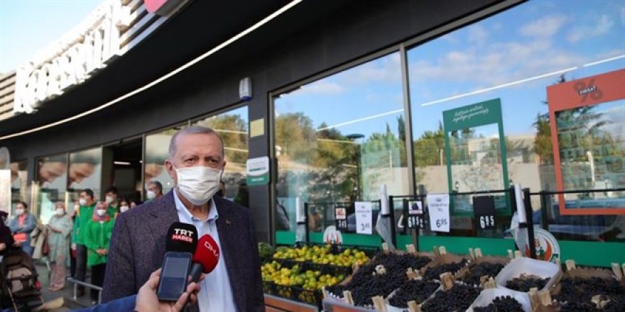 Erdoğan: Bin yeni market açılması için talimat verdim