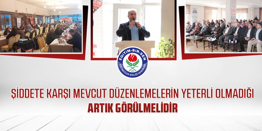 Eğitim çalışanlarına karşı şiddet olaylarına çözüm bulunmalıdır!