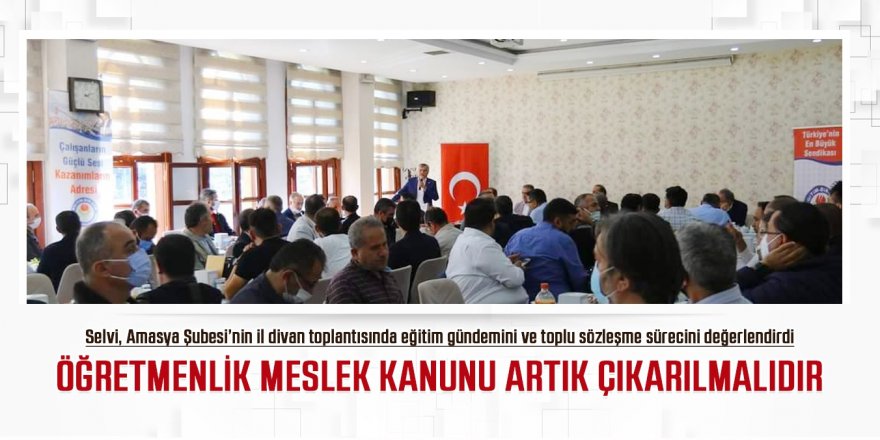 Eğitim-Bir-Sen-'den Öğretmenlik Meslek Kanunu Çıkışı!