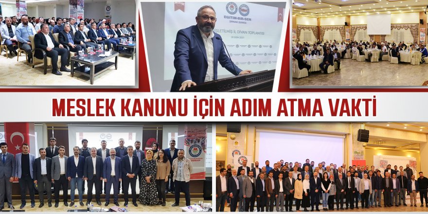 Hasan Yalçın Yayla: "Meslek kanunu için adım atma vakti"