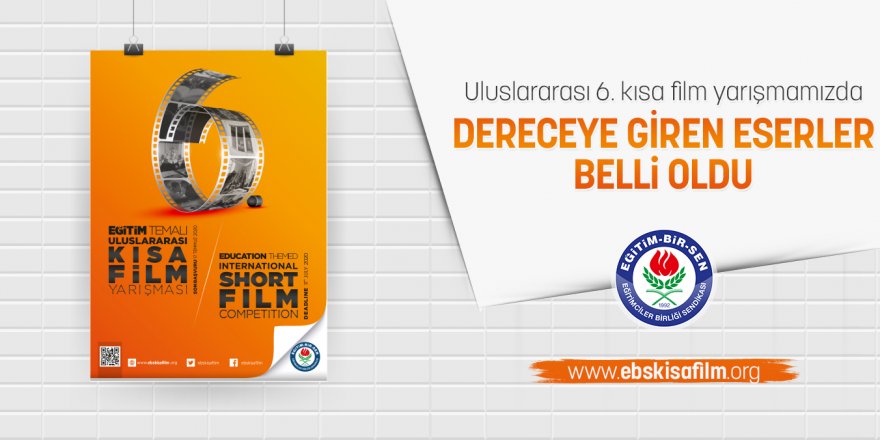 Uluslararası 6. kısa film yarışmamızda dereceye giren eserler belli oldu