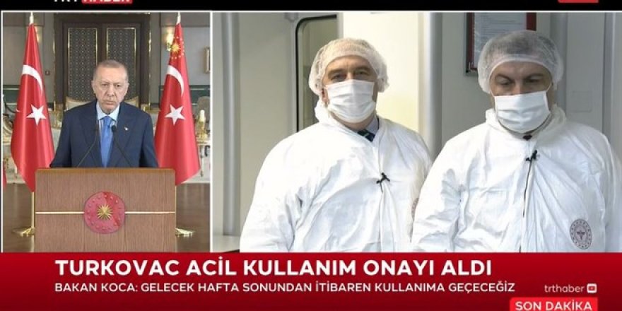 TURKOVAC onay aldı: 10 gün içinde kullanıma sunulacak