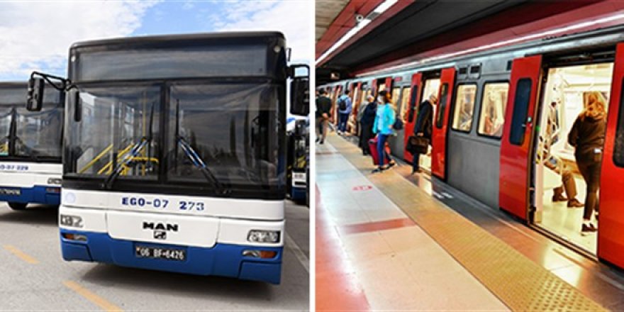 Başkentte toplu taşımaya zam
