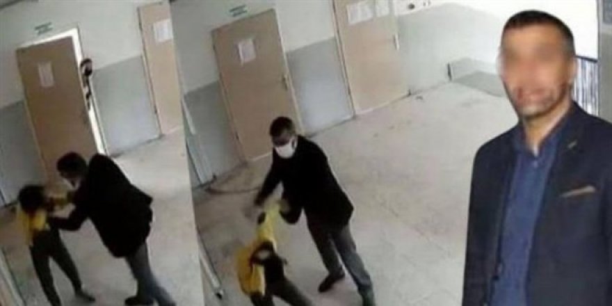 Aksaray'daki dayakçı öğretmen, kanlı kazağı alıp yeni kazak giydirmiş!