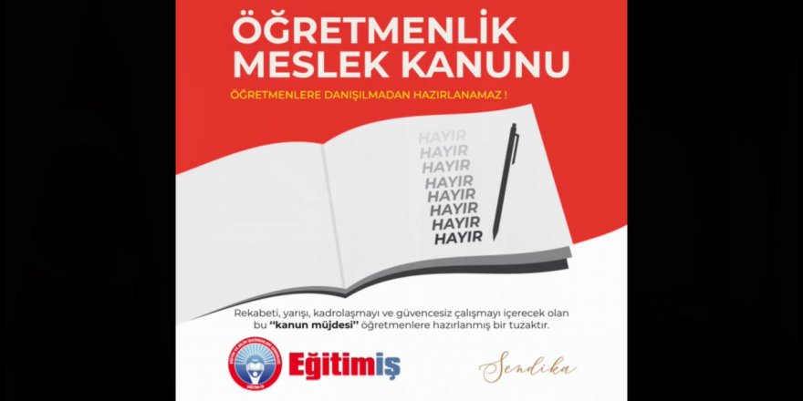 Öğretmenler "Meslek Kanunu"nu TBMM Önünde Protesto Edecek!