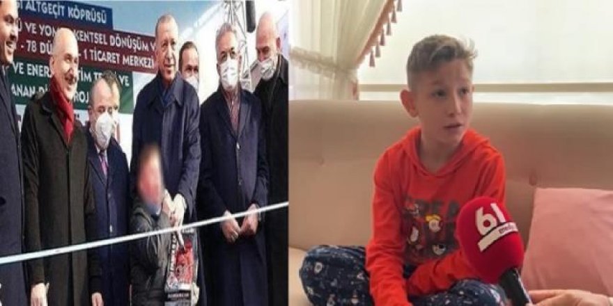 Trabzonlu çocuk ‘Hain’ sözünden pişmanlık duydu