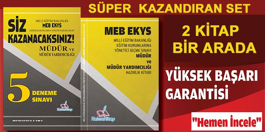 MEB EKYS 2022 Süper Kazandıran Set : 2 Kitap Bir Arada!