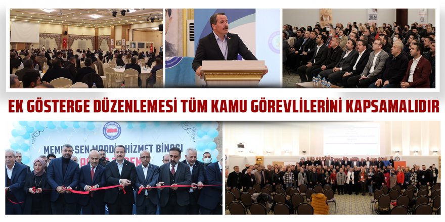 Ek gösterge düzenlemesi tüm kamu görevlilerini kapsamalıdır