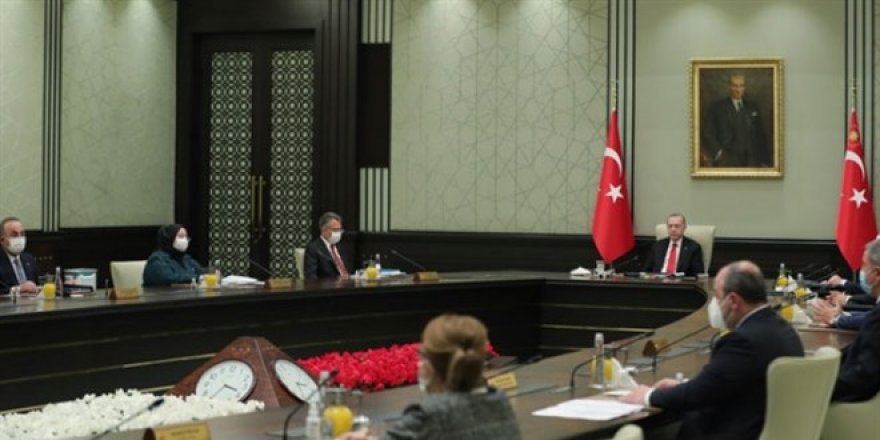 Kabine toplantısı sona erdi... Erdoğan açıklama yapıyor