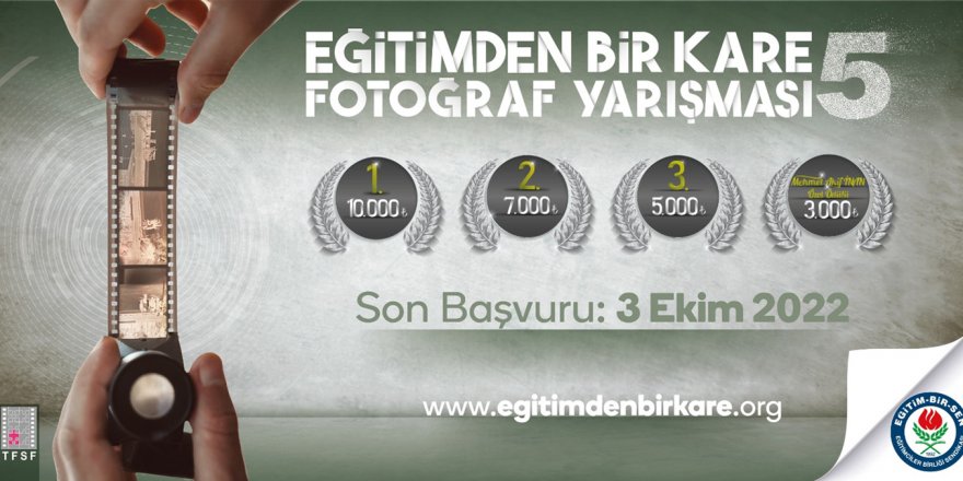 Eğitimden Bir Kare Fotoğraf Yarışmamızın beşincisi başladı