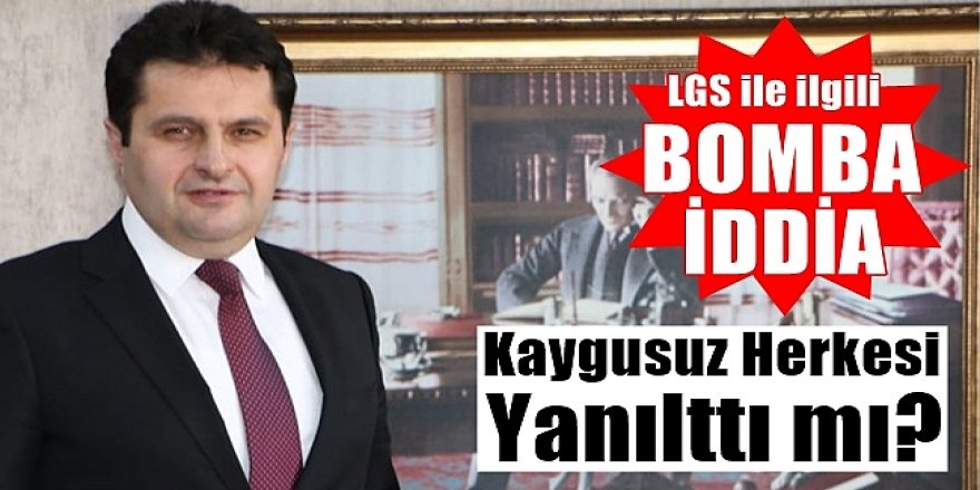 Erzurum LGS Başarısında Bomba İddia!