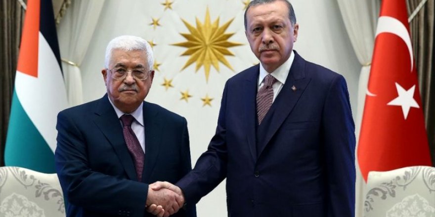 Cumhurbaşkanı Erdoğan, Filistin Devlet Başkanı Abbas ile telefonda görüştü
