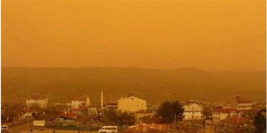 43 il için sarı ve turuncu kodlu uyarı: Toz taşınımı, sağanak ve rüzgar