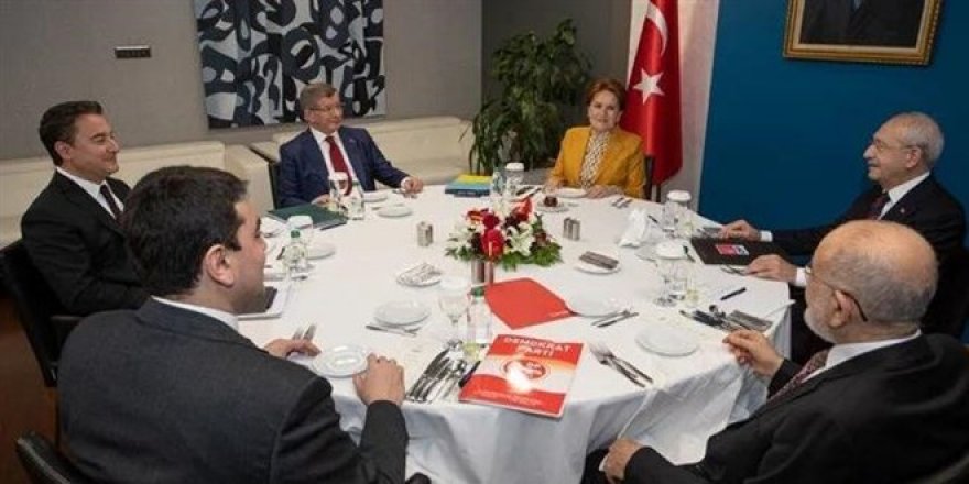 6 muhalefet lideri üçüncü kez buluştu