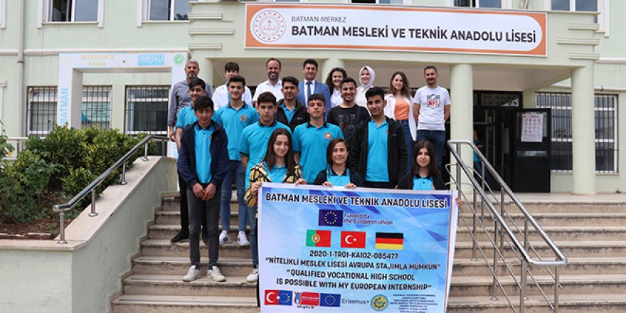 Bu meslek lisesinin öğrencileri, Almanya ve Portekiz'de staj yapacak