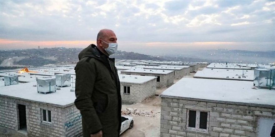 Bakan Soylu açıkladı: 1 milyon Suriyeliye ev yapılacak