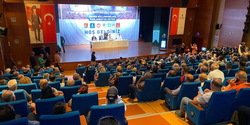 Altı partinin genel başkan yardımcıları, Güçlendirilmiş Parlamenter Sistemi anlattı