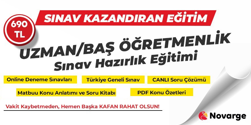 Uzman Öğretmenlik Hazırlık Kursu