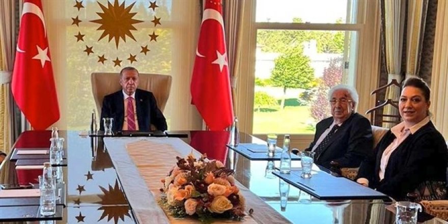 Erdoğan, II. Abdülhamid'in torunlarıyla görüştü!
