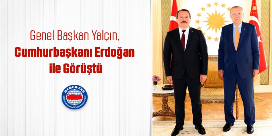 Ali Yalçın, Cumhurbaşkanı Erdoğan İle Görüştü! Meslek kanunu, hazırlık ödeneği ve promosyon...