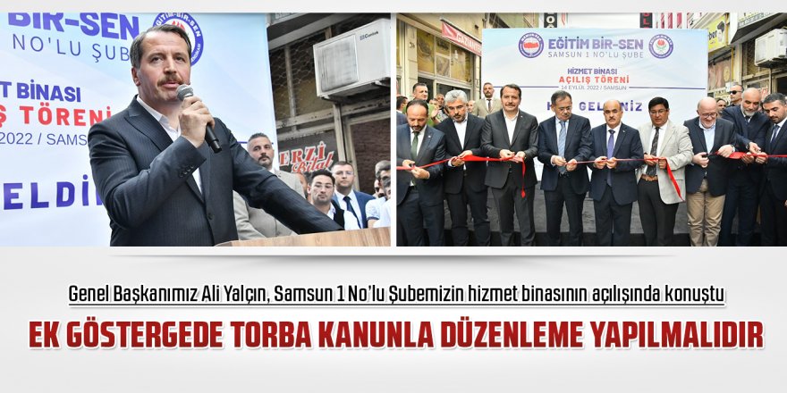 Ali Yalçın: Ek göstergede torba kanunla düzenleme yapılmalıdır