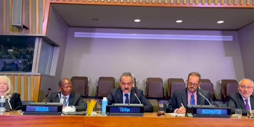 Bakan Özer, BM'deki Eğitimin Dönüştürülmesi Zirvesi'nde konuştu